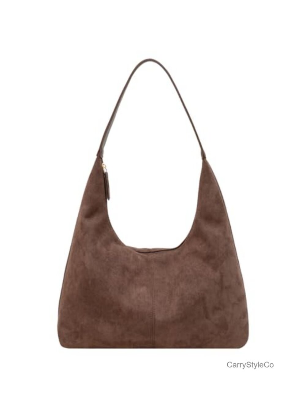 Faux Suede Hobo Shoulder Bag Large Tote Travel Work